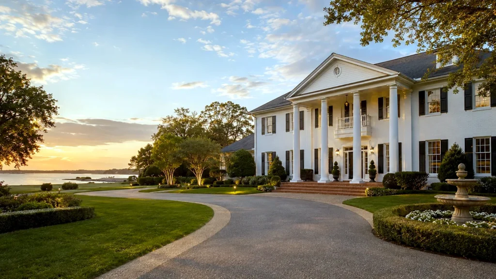 Luxury Kingsmill Williamsburg VA home exterior for general contractor and remodeling services